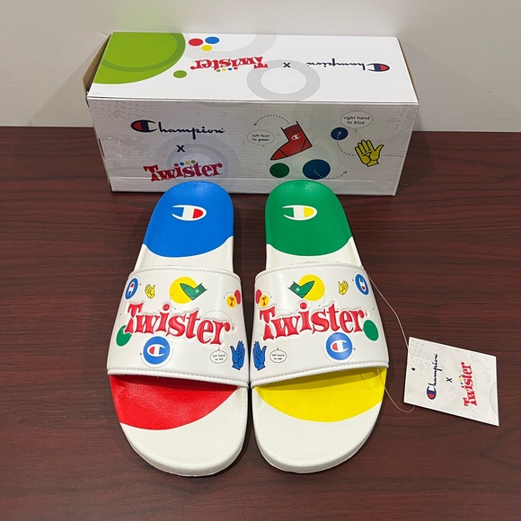 Champion x Twister, Slide, CPS10569M, Multicolor - Picture 1 of 8
